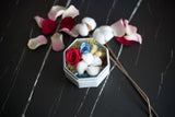 White Kapok Floral Box in Korean Style