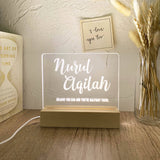 Personalized 3D Night Light with Wordings & Image