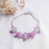 Haru Hana Spring Flower Osmanthus Purple Lilac Handmade Bracelet