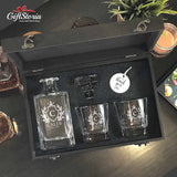 Personalized Whiskey Decanter Set (Design 7)