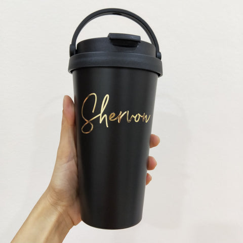 Double Wall Stainless Steel Coffee Tumbler (500mL)