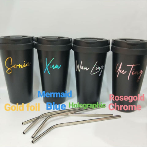 Double Wall Stainless Steel Coffee Tumbler (500mL)
