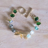 Emerald Series Handmade Gold Bracelet #1