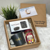 Personalised Healthy Gift Box With Mix Nuts & Safawi Dates