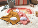 Welcome Baby Gift Set Newborn Baby Shower Gift Boy Rattle Crochet Teether Comforter